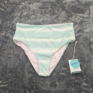 Carve Designs Mint and White Bikini Bottom